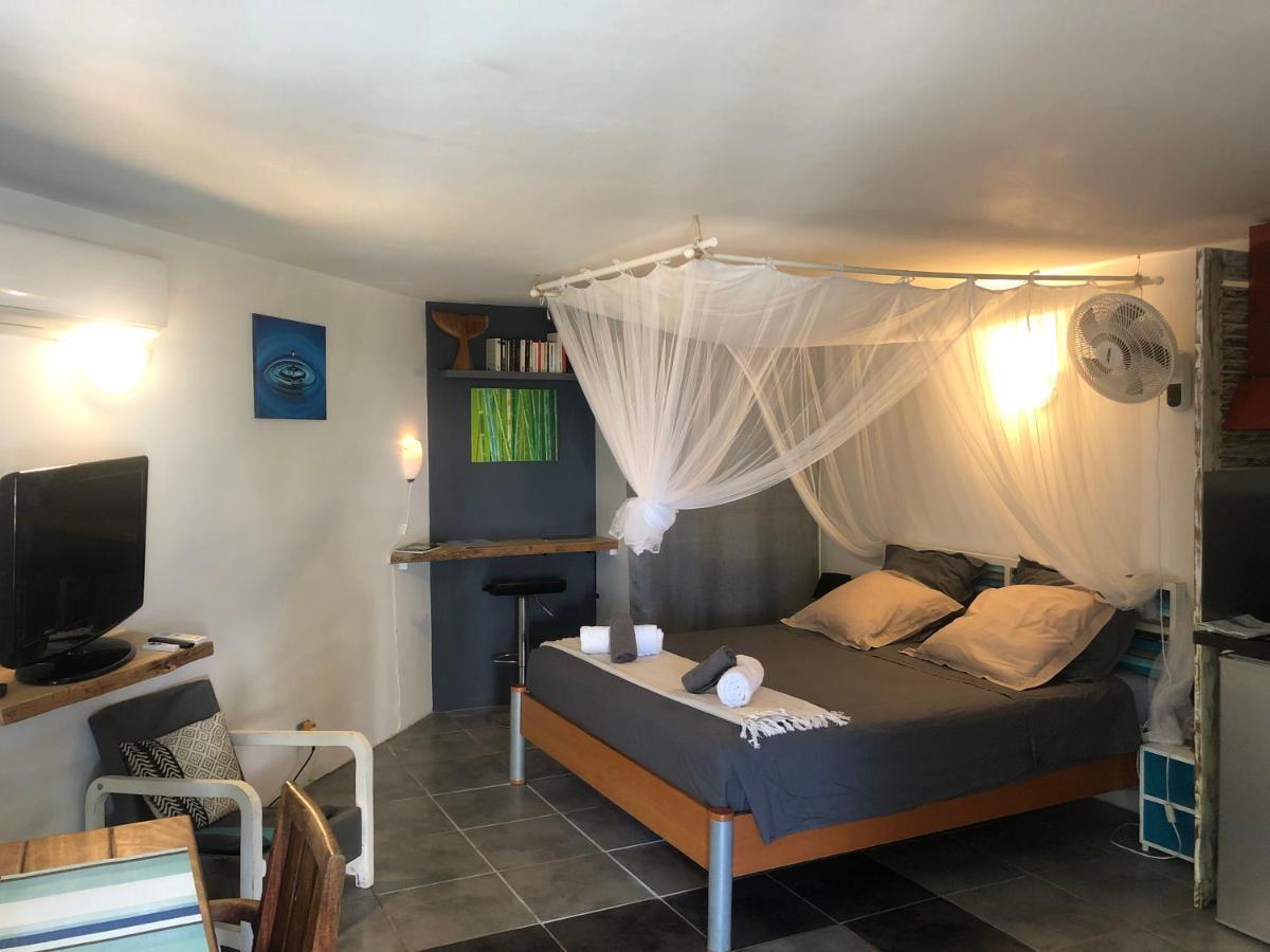 Apartmán Studio Independant Dans Propriete Avec Piscine Et Wifi Saint-Gilles-les Bains Exteriér fotografie