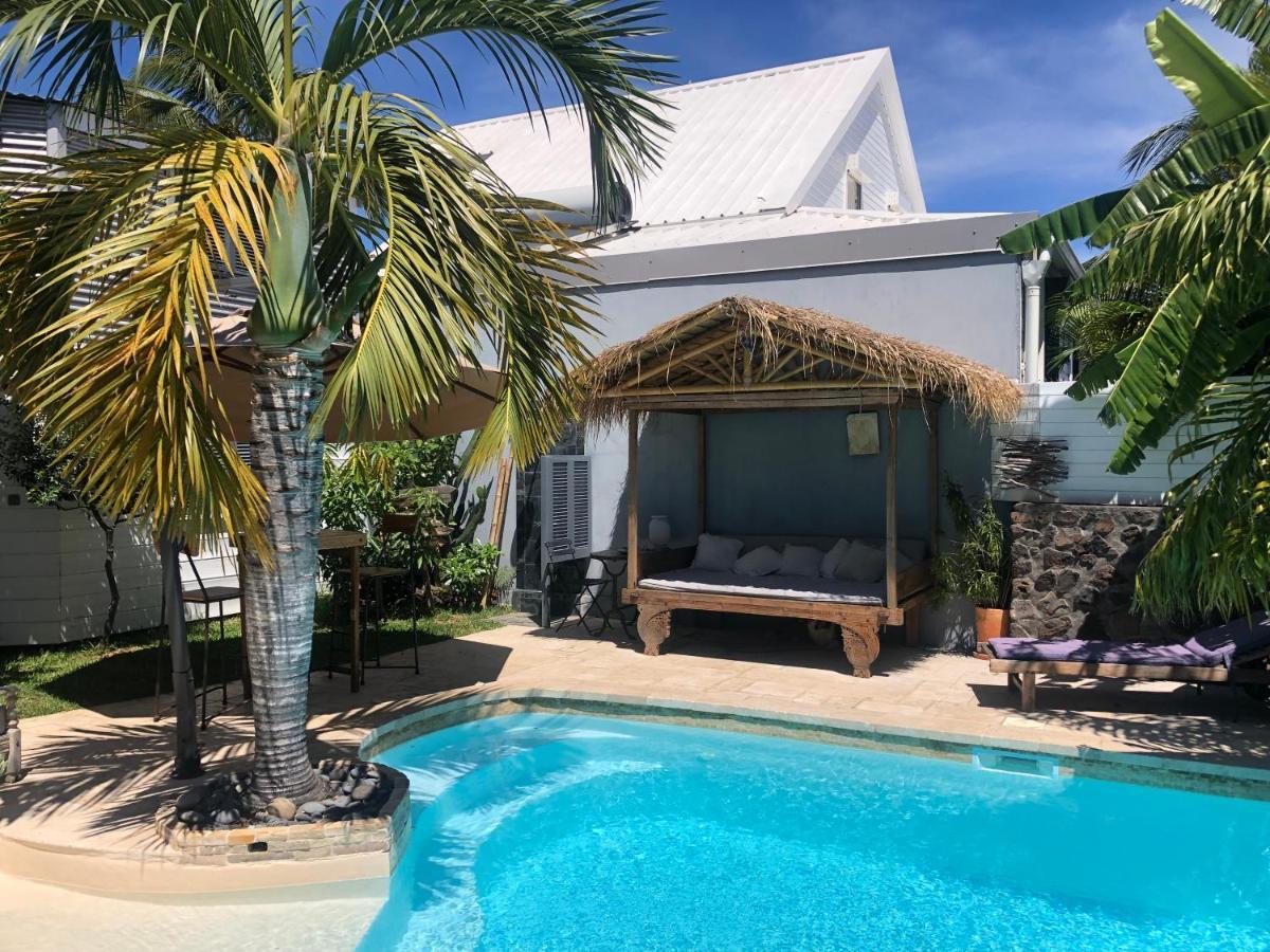 Apartmán Studio Independant Dans Propriete Avec Piscine Et Wifi Saint-Gilles-les Bains Exteriér fotografie