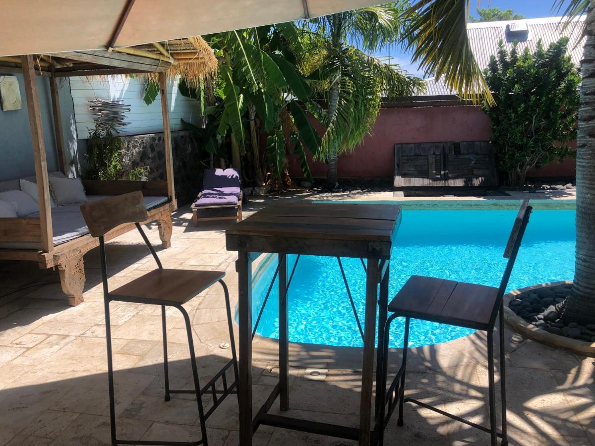 Apartmán Studio Independant Dans Propriete Avec Piscine Et Wifi Saint-Gilles-les Bains Exteriér fotografie